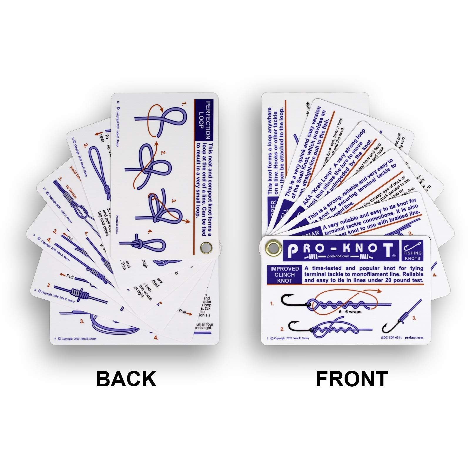 Pro-Knot Fishing Knot Cards